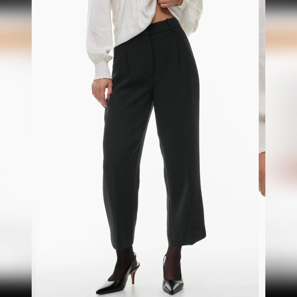 Wilfred Effortless Pants in Black Cropped in Short, Size 0